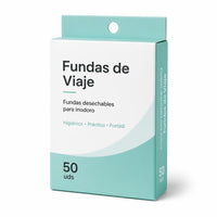 Pack de 50 fundas desechables para inodoro de viaje